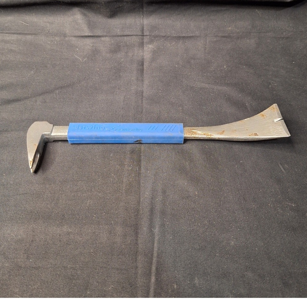 Estwing PC210G Japanese Pattern Molding Pry Bar Scraper Nail Puller Blue Grip